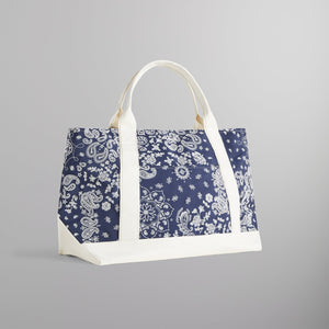 Kith Paisley Flocked Nylon Tote Bag - Nocturnal PH