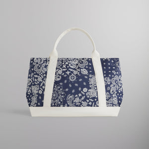 Kith Paisley Flocked Nylon Tote Bag Nocturnal Kith Canada