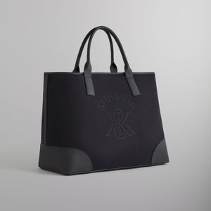 Kith Leather Trimmed Canvas Tote - Black