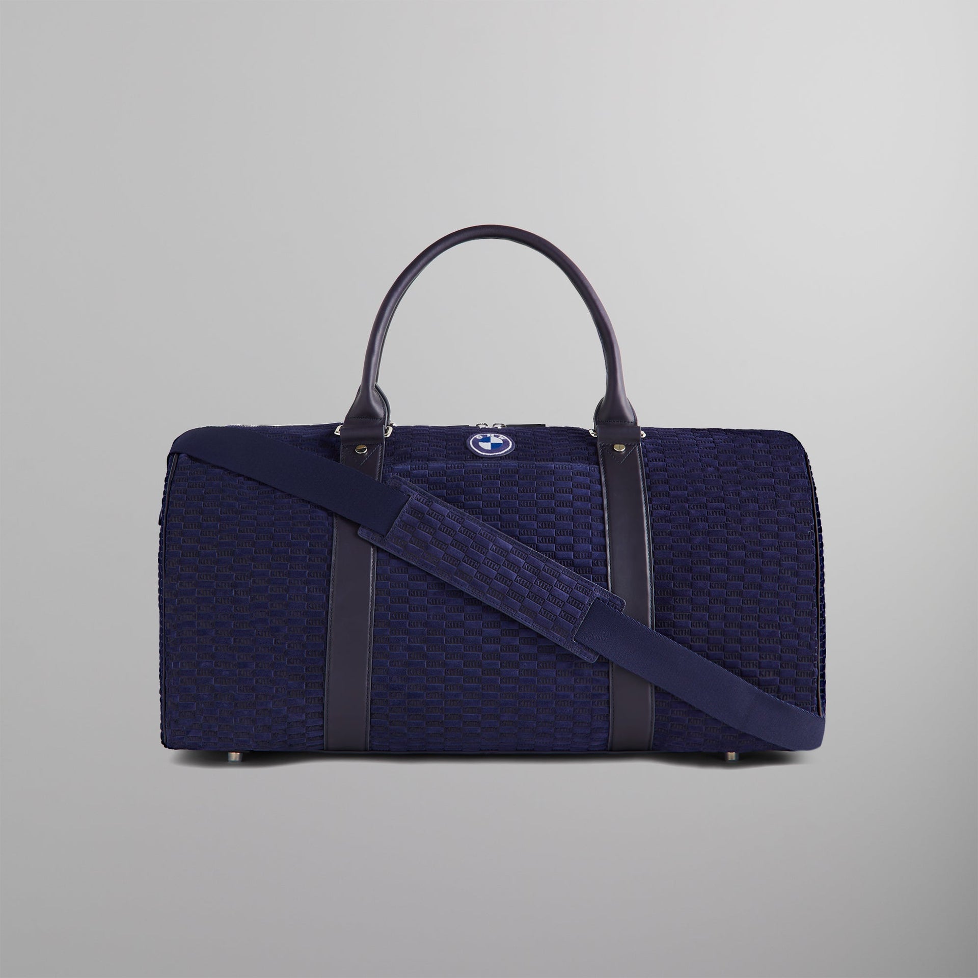 Kith for BMW Monogram Suede Duffle Bag - Techno Violet