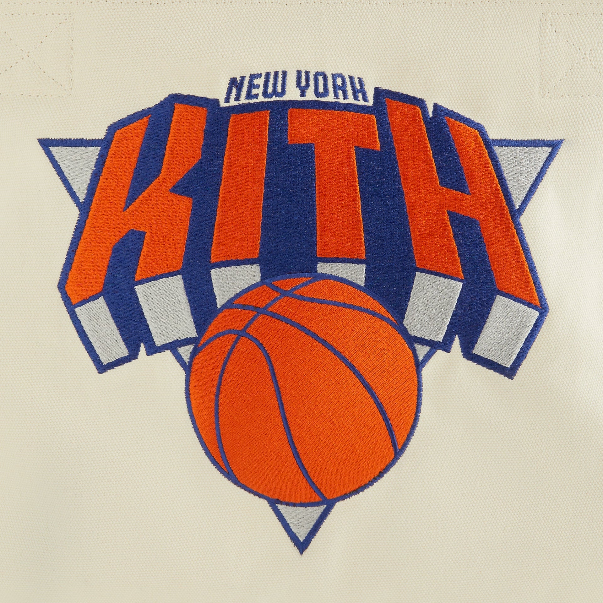 Kith for the New York Knicks Canvas Tote - Sandrift