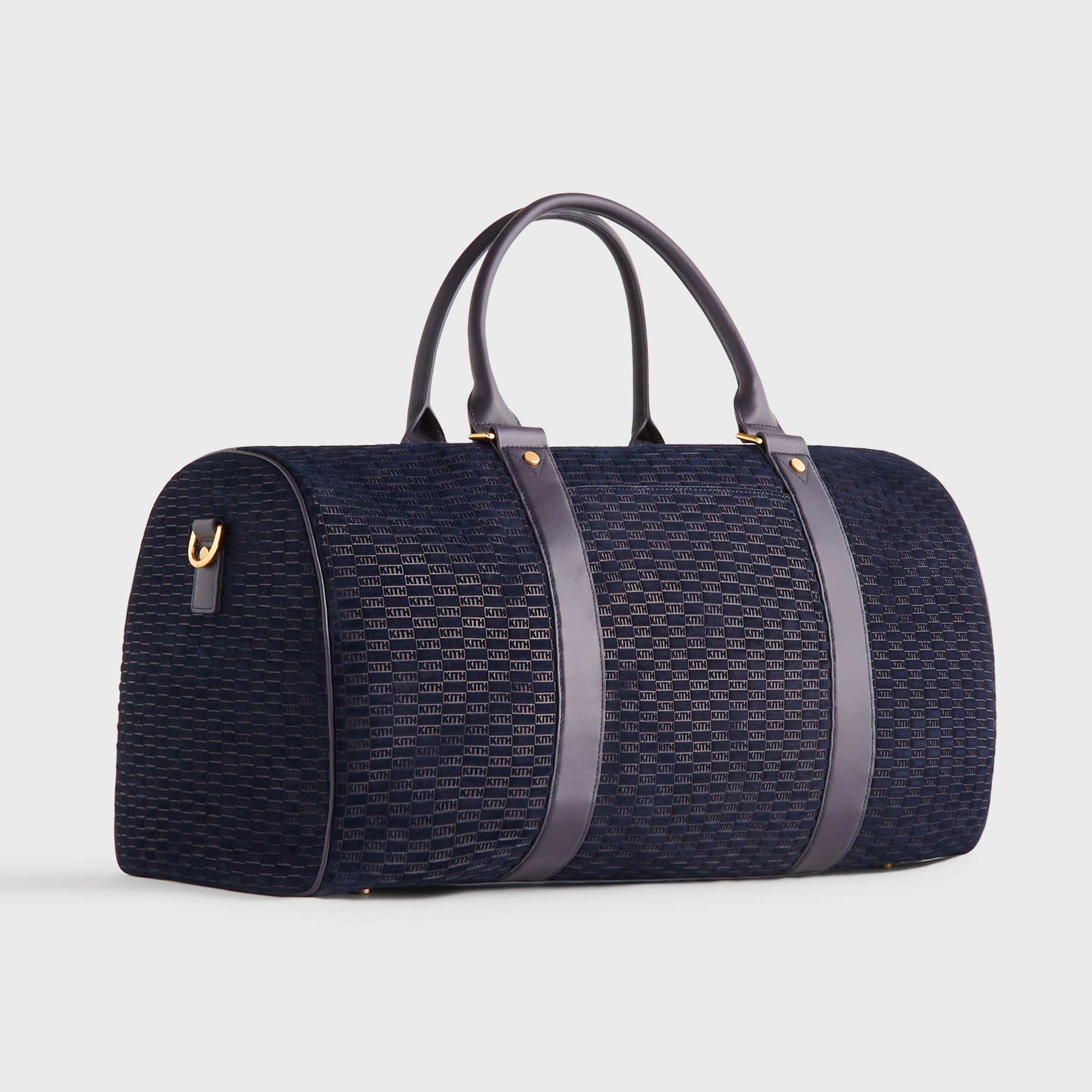 Kith Monogram Suede Traveler K55 Bag - Ink – Kith Canada