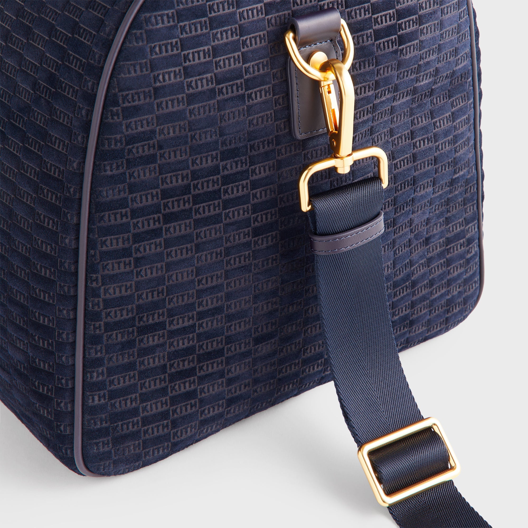 Kith Monogram Suede Traveler K55 Bag - Ink – Kith Canada