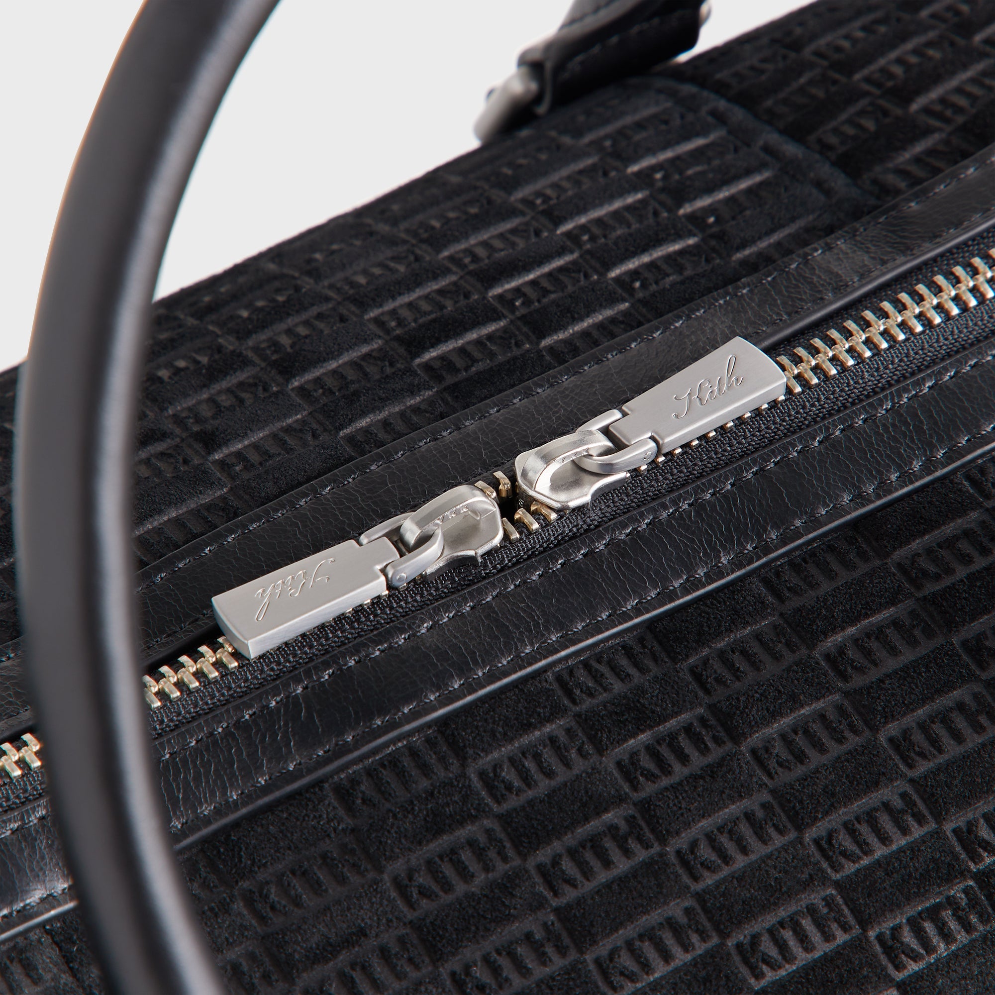 Kith Monogram Suede Traveler K40 Bag - Black – Kith Canada