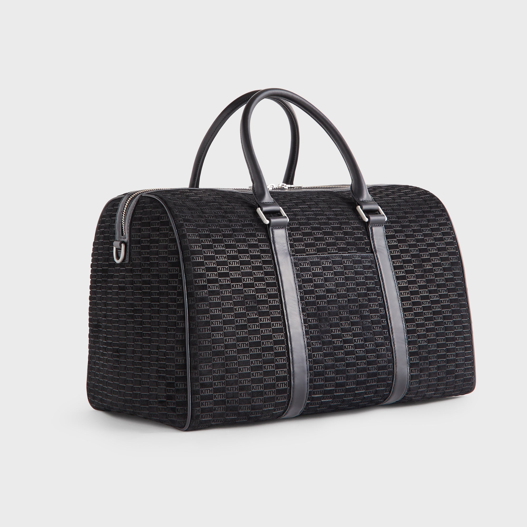 Kith Monogram Suede Traveler K40 Bag - Black – Kith Canada