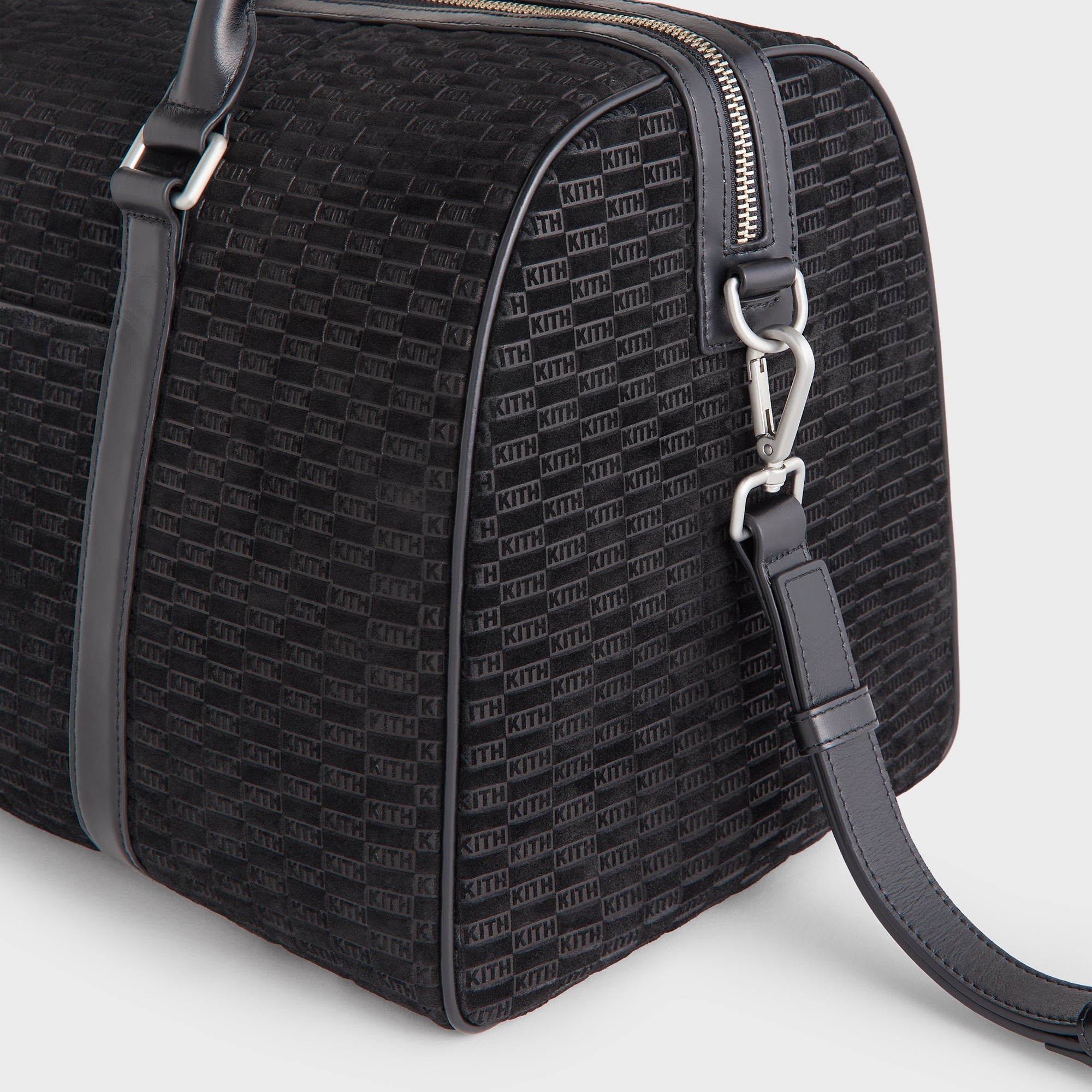 Kith Monogram Suede Traveler K40 Bag - Black – Kith Canada