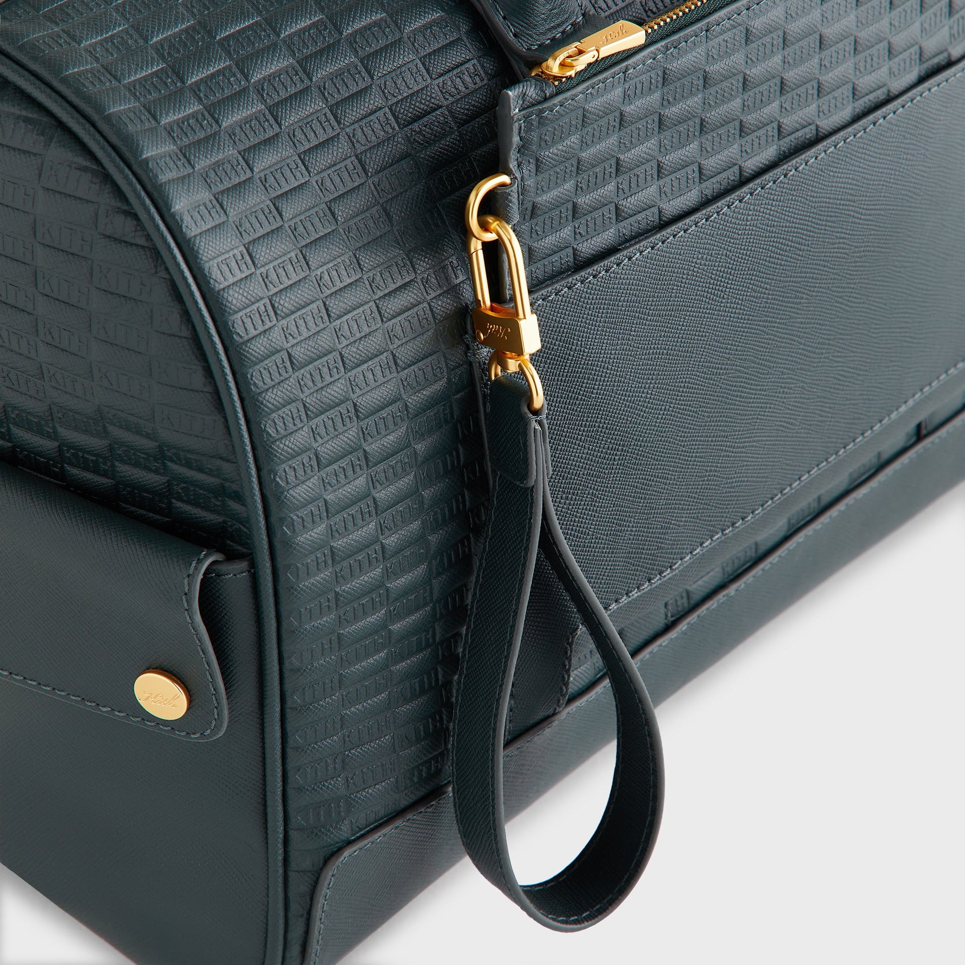 Kith Monogram Leather Explorer Traveler K40 Duffle Bag - Stadium