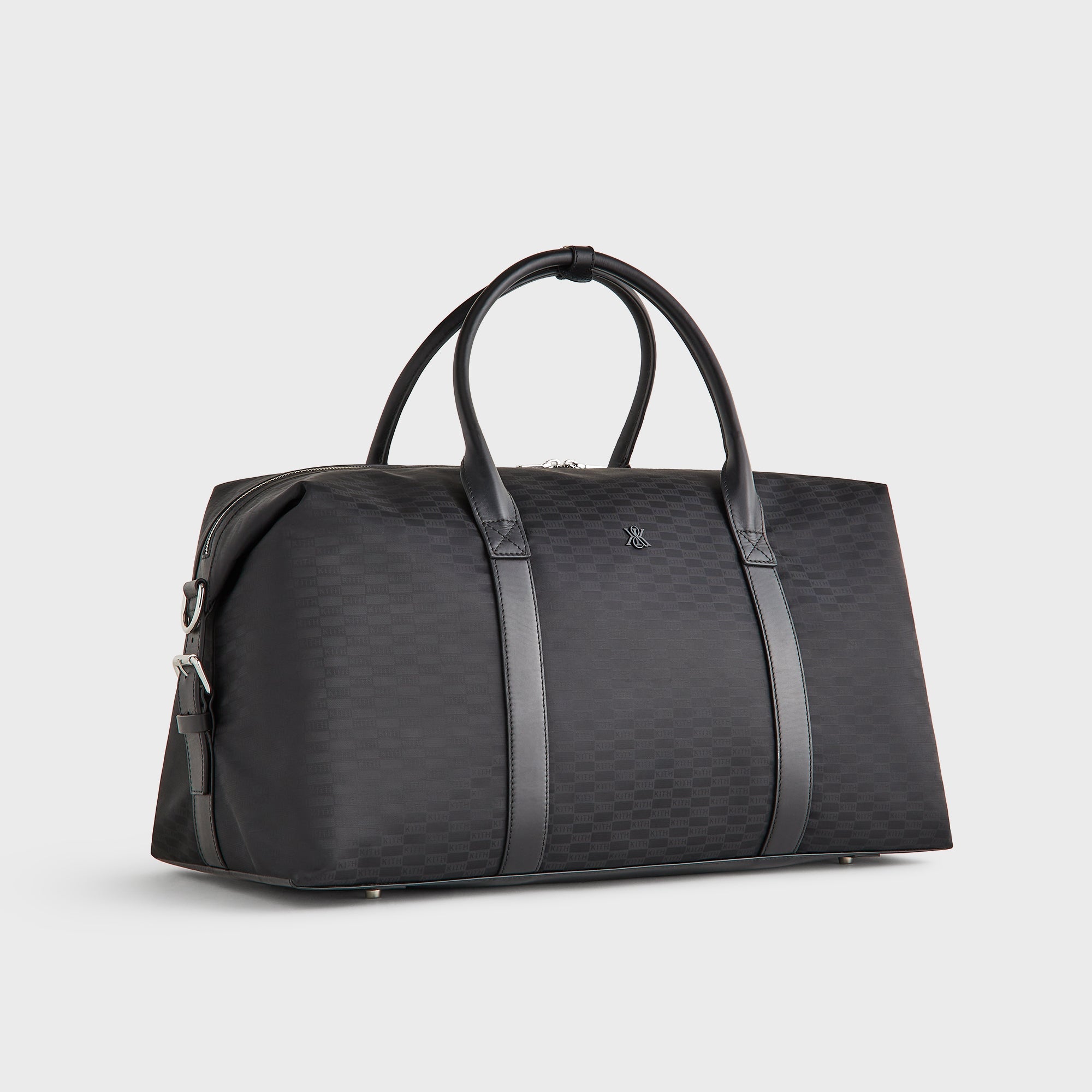 Kith Monogram Nylon Leather Duffle Bag - Black – Kith Canada