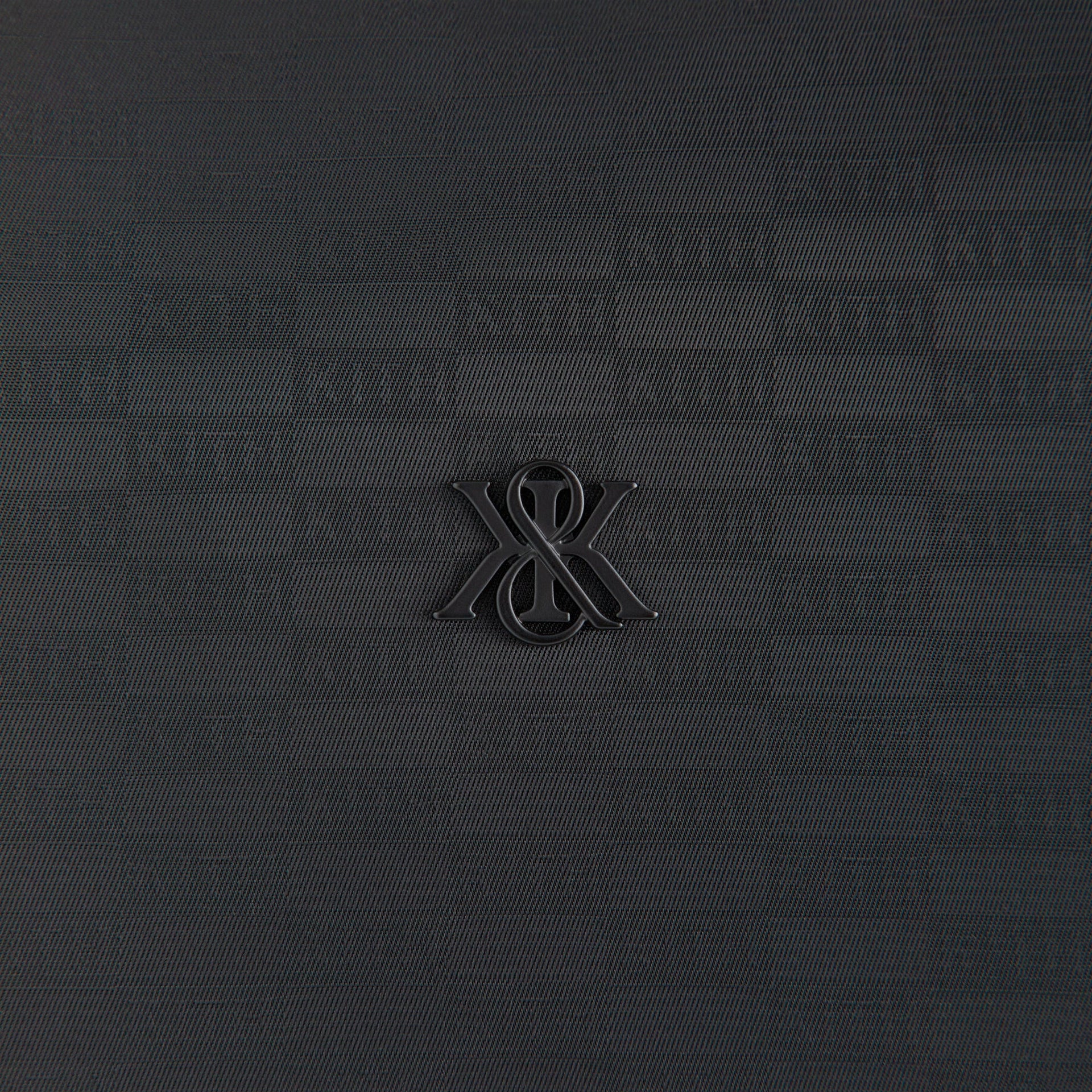 Kith Monogram Nylon Leather Duffle Bag - Black