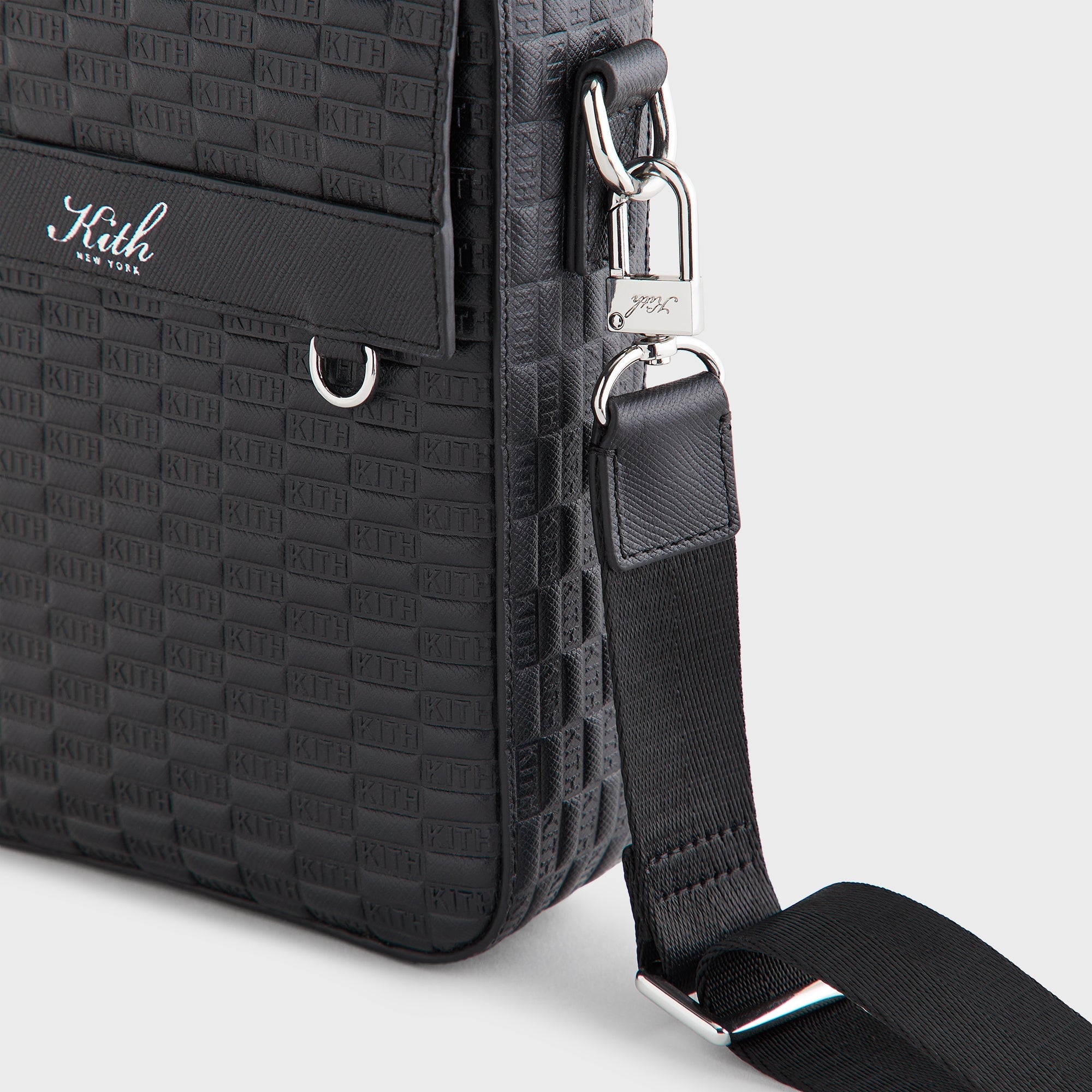 Kith Monogram Leather Explorer Pack - Black – Kith Canada