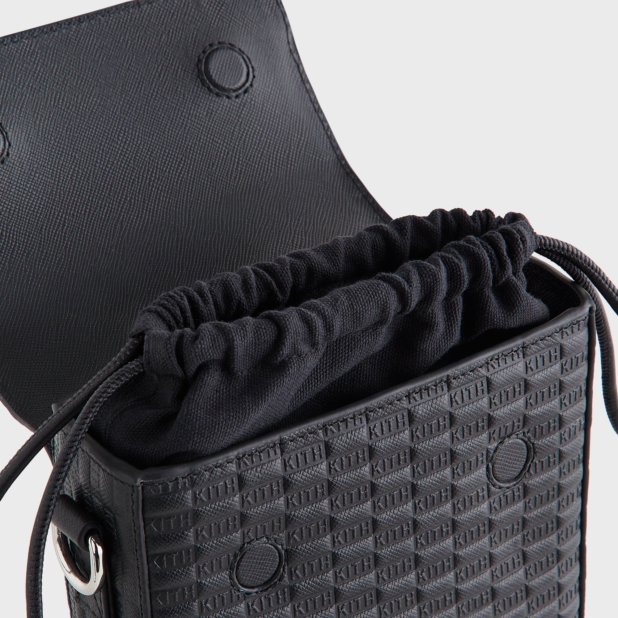 Kith Monogram Leather Explorer Pack - Black – Kith Canada