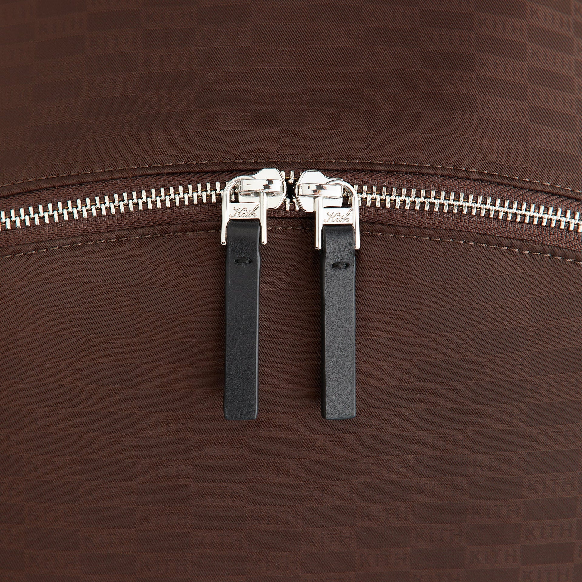 Kith Monogram Nylon Jacquard Backpack - Dark Roast