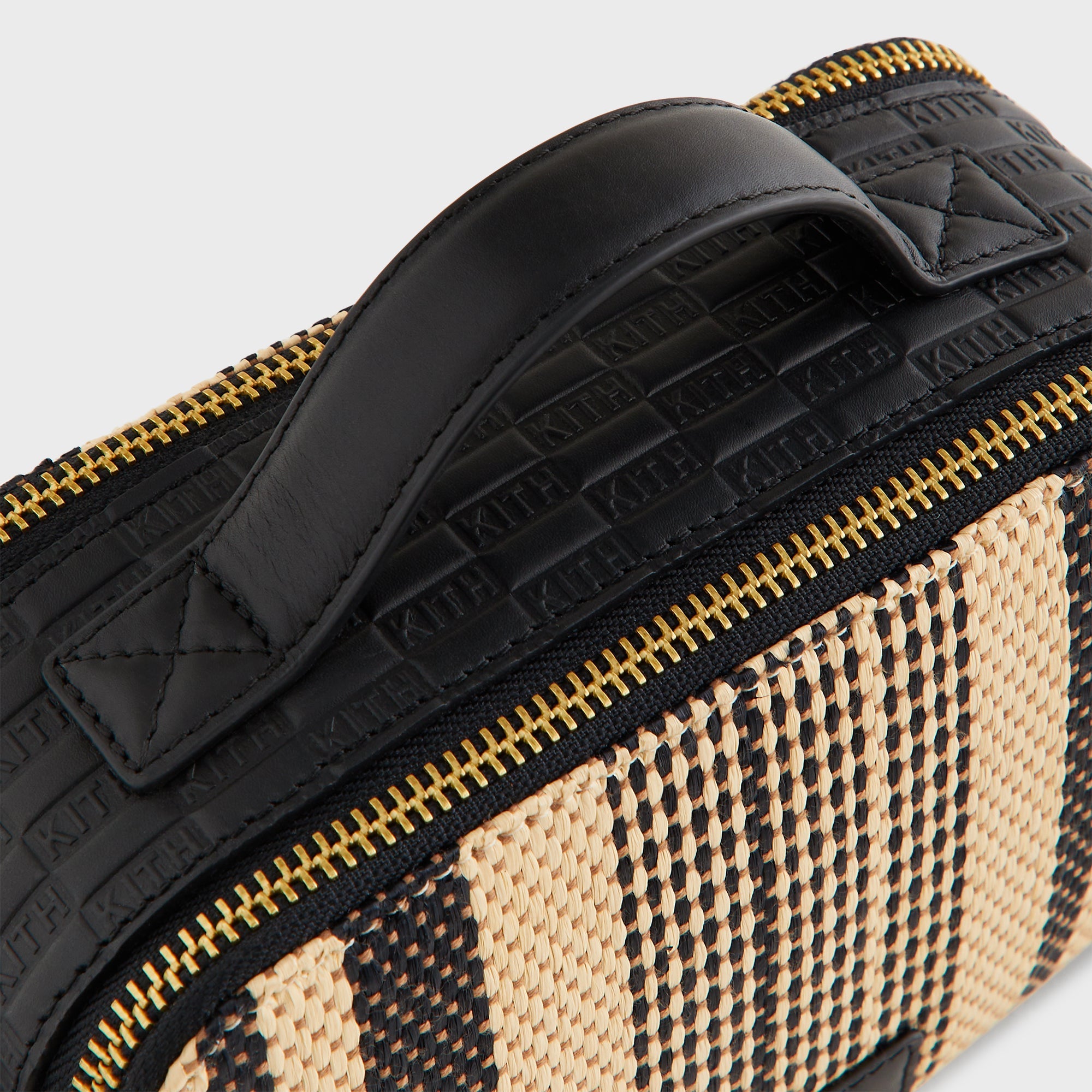 Kith Striped Raffia Double Zip Crossbody - Radiant – Kith Canada