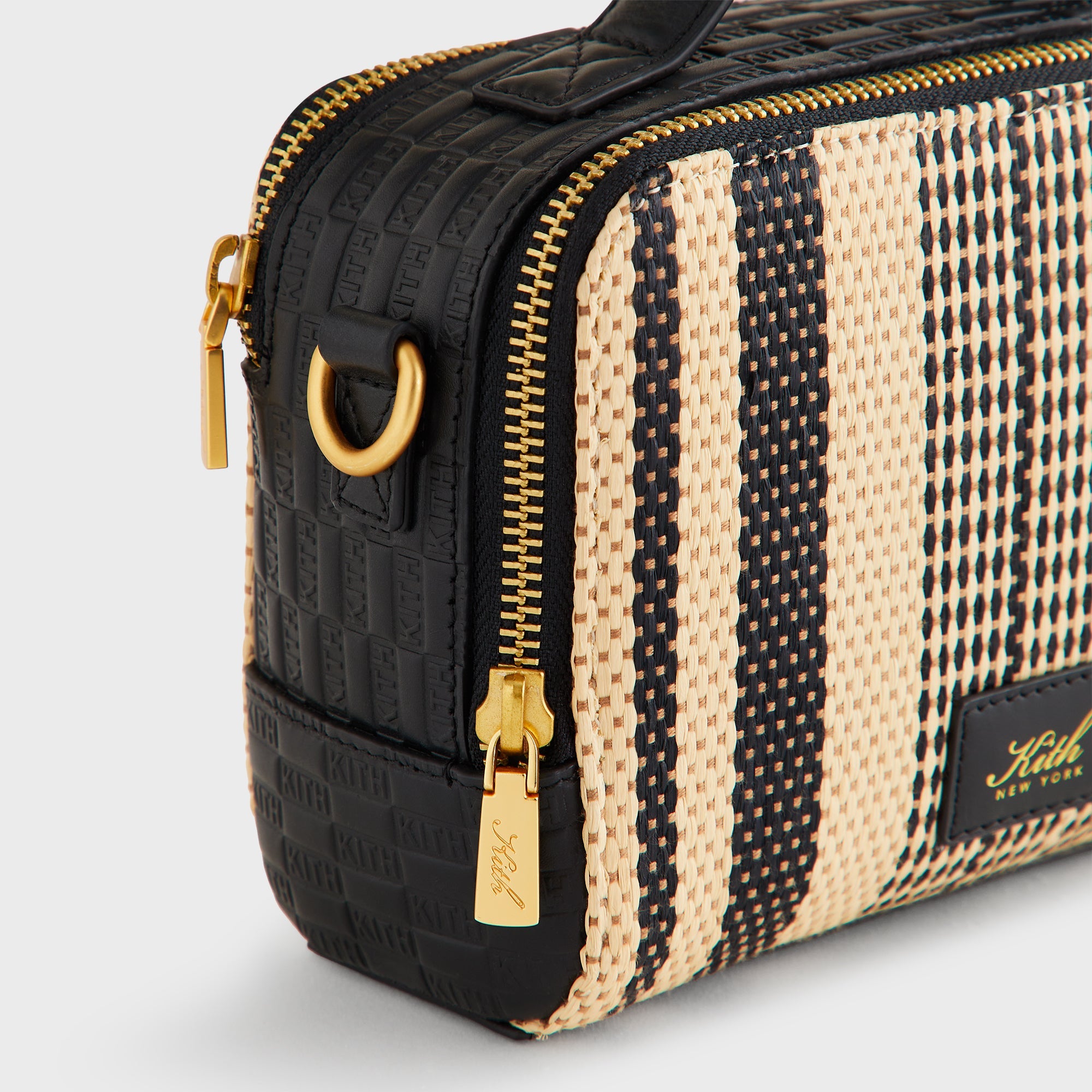Kith Striped Raffia Double Zip Crossbody - Radiant – Kith Canada