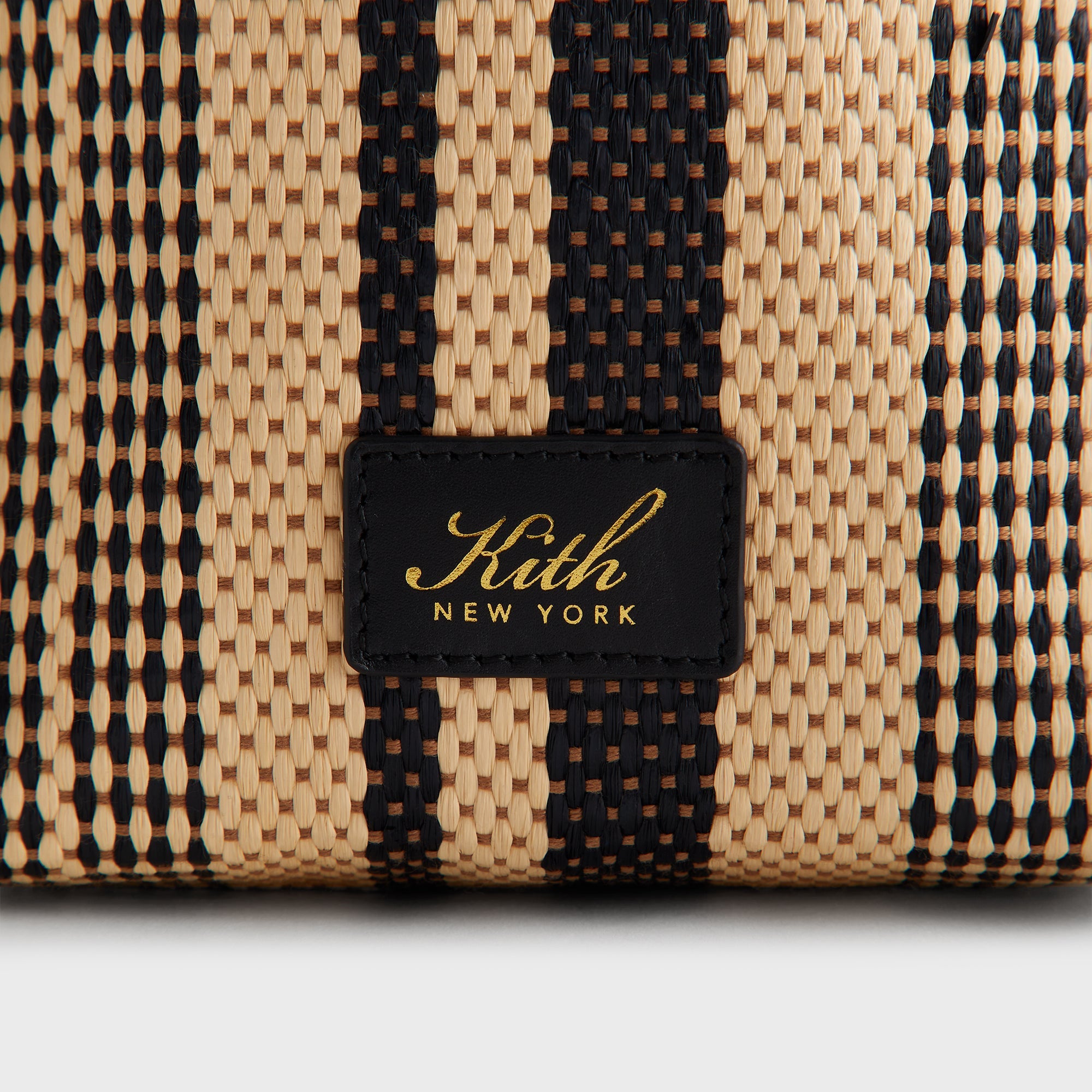 Kith Striped Raffia Drawstring Pouch - Radiant – Kith Canada