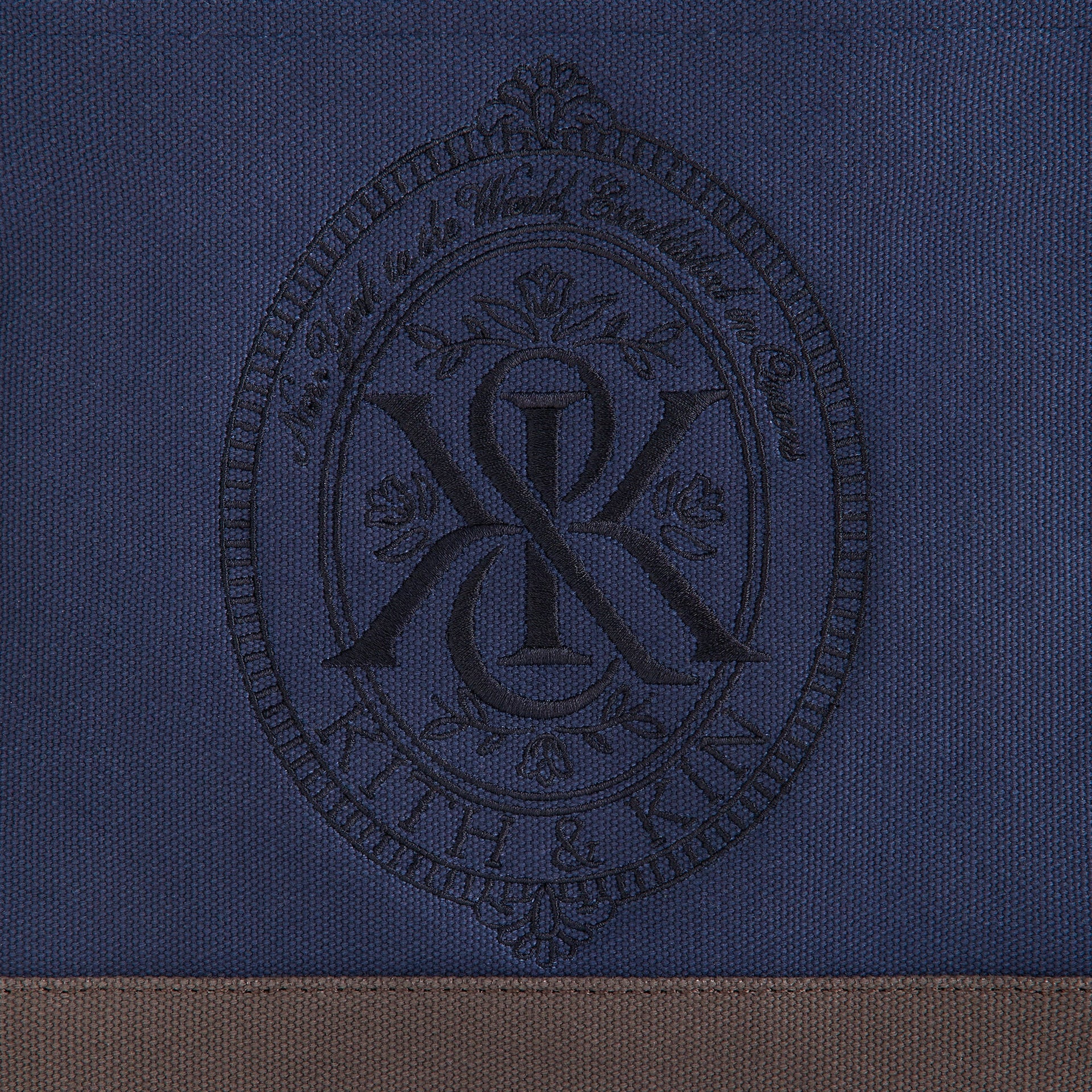 Kith Embroidered Canvas Tote Bag - Nocturnal
