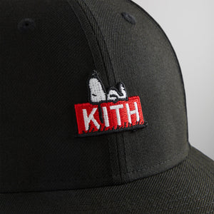Kith for Peanuts 59FIFTY Low Profile Fitted - Black