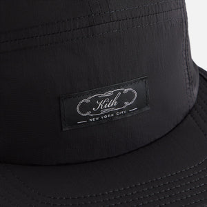 Kith Rose Woven Patch Camper Hat - Black
