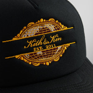 Kith Nolan Poly Foam Trucker - Black