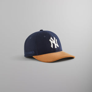 Kith & '47 for New York Yankees Unstructured Wool Fitted With Suede Brim - Nocturnal