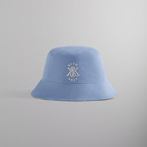 Kith Washed Pasiley Dawson Reversible Bucket Hat -  Light Indigo