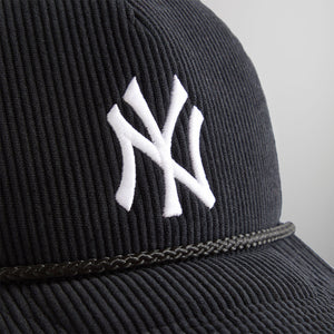 Kith for the New York Yankees Corduroy Trucker Hat - Black