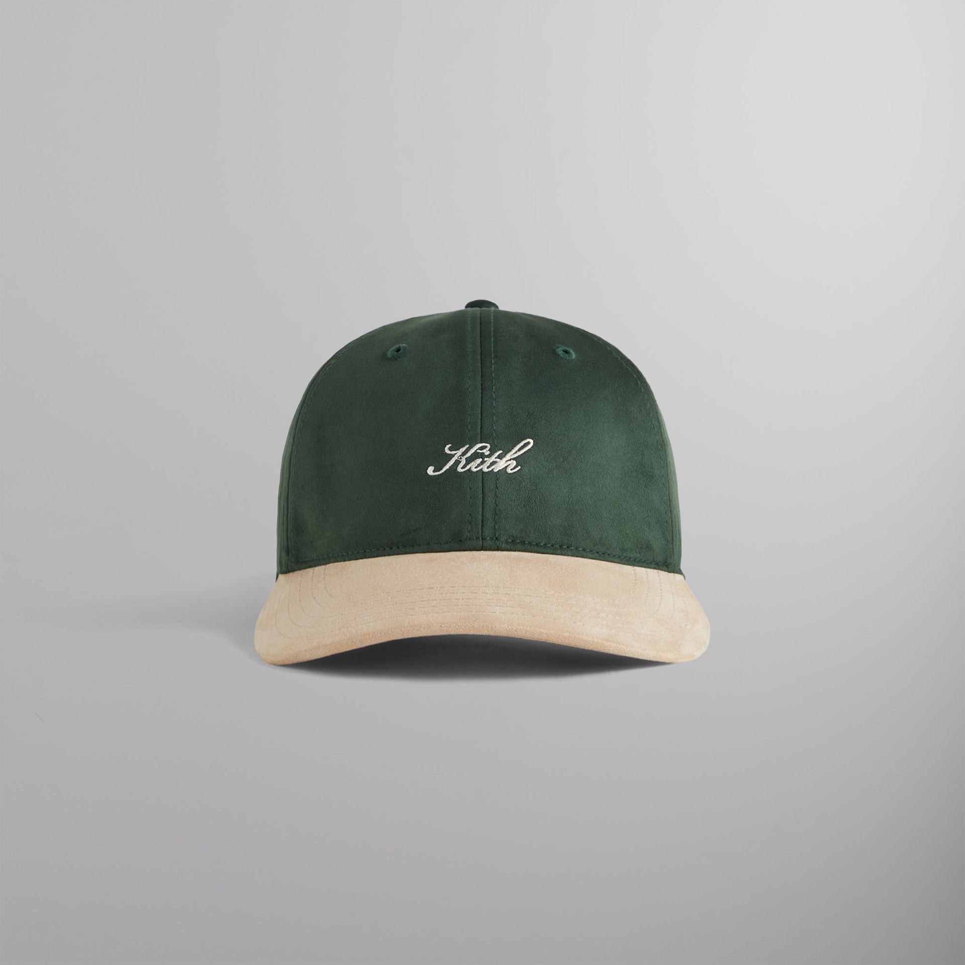 Kith Microsuede Two Tone Kith Script Aaron Cap - Stadium