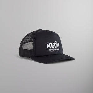 Kith NY to the World Nolan Trucker Hat - Black