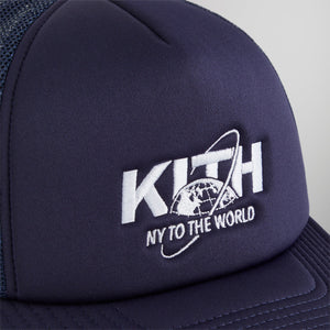 Kith NY to the World Nolan Trucker Hat - Nocturnal