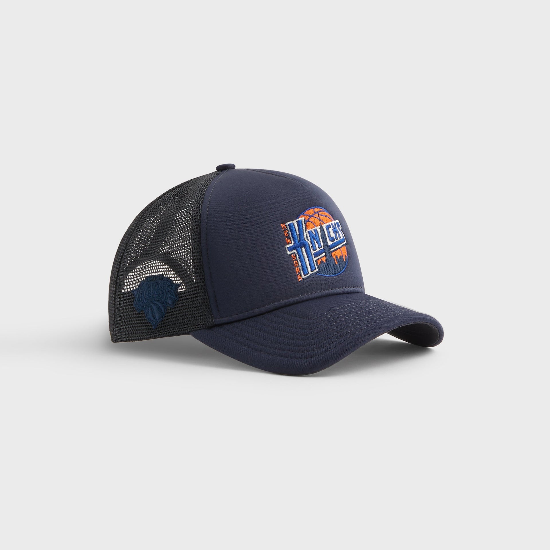 Kith & New Era for the New York Knicks 9FORTY A Frame Trucker Hat - Nocturnal