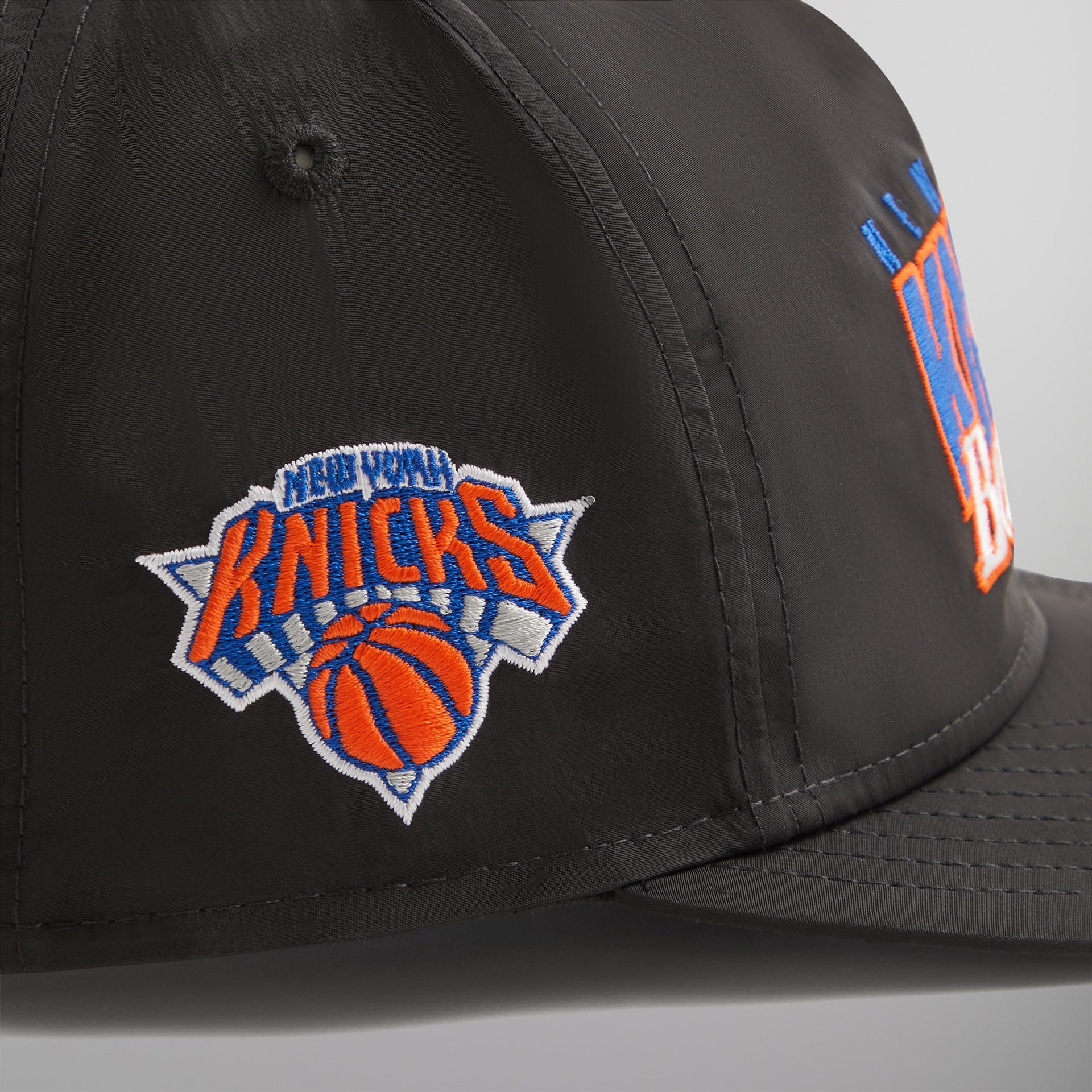 Kith & New Era for the New York Knicks Wrinkle Nylon 9FIFTY Snapback - Black