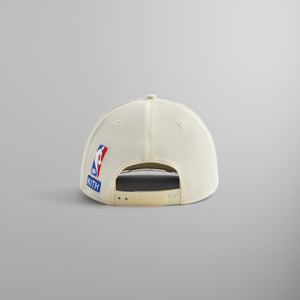 Kith & New Era for the New York Knicks Wrinkle Nylon 9FIFTY Snapback - Sandrift