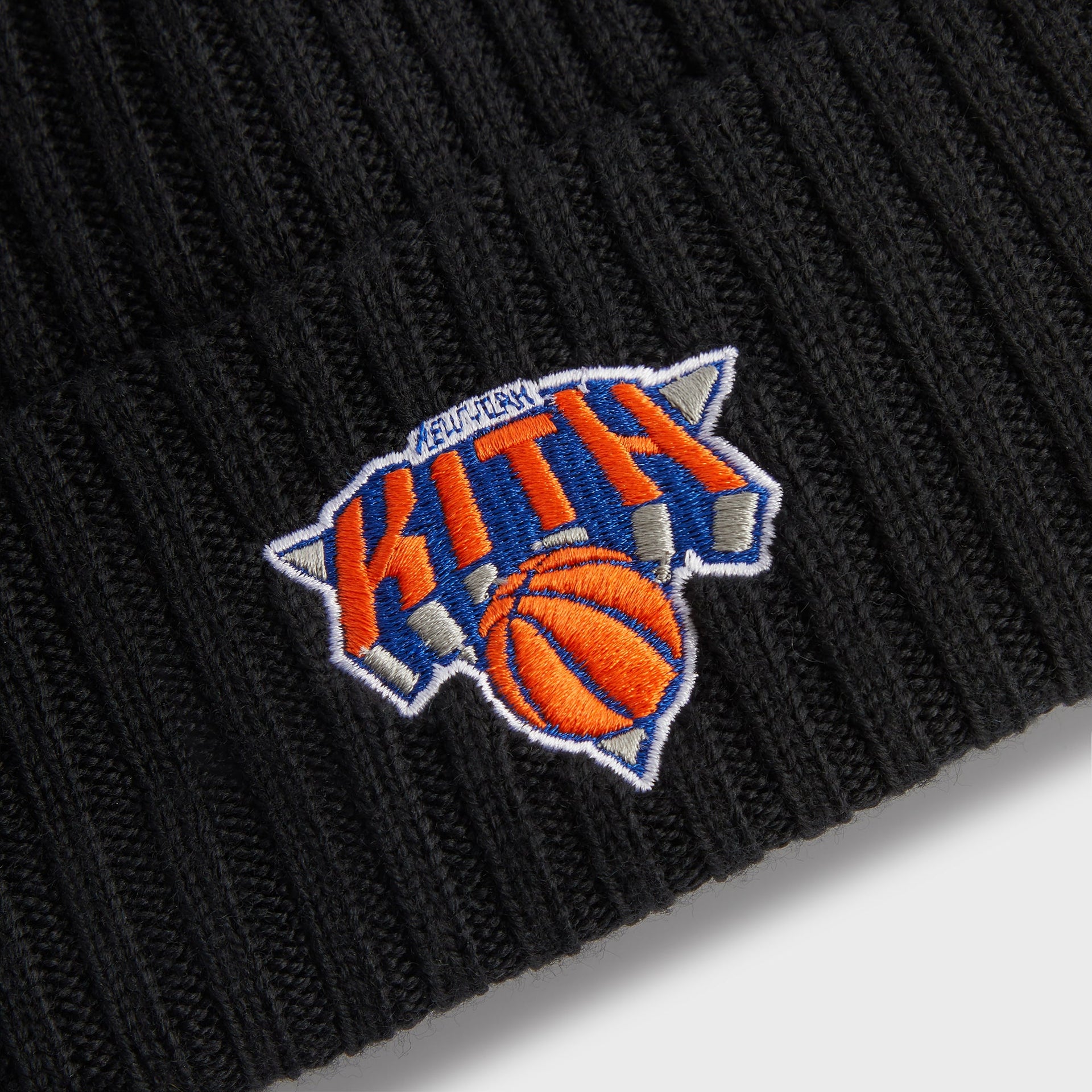 Kith for the New York Knicks Superman Logo Beanie - Black