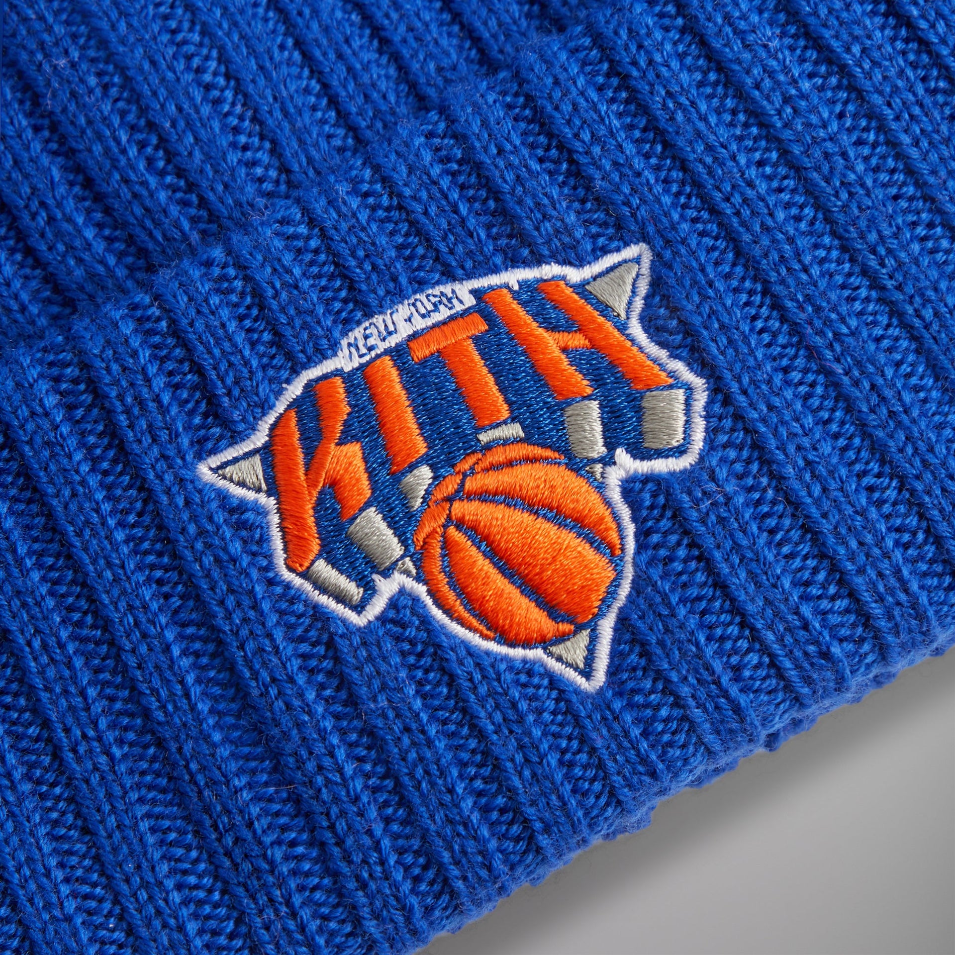 Kith for the New York Knicks Logo Beanie - Royal