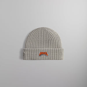 Kith for the New York Knicks Archway Beanie - Light Heather Grey PH