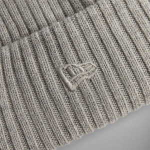 Kith & New Era for the New York Knicks Logo Beanie - Light Heather Grey PH