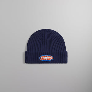 Kith & New Era for the New York Knicks Logo Beanie - Nocturnal