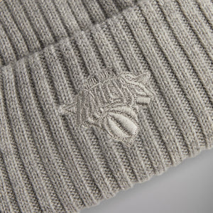 Kith for the New York Knicks Court Vision Beanie - Light Heather Grey PH