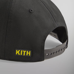 Batman | Kith Twill Low Pinch Crown Snapback - Black