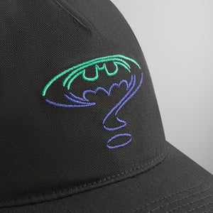 Batman | Kith Riddle Twill Low Pinch Crown Snapback - Black