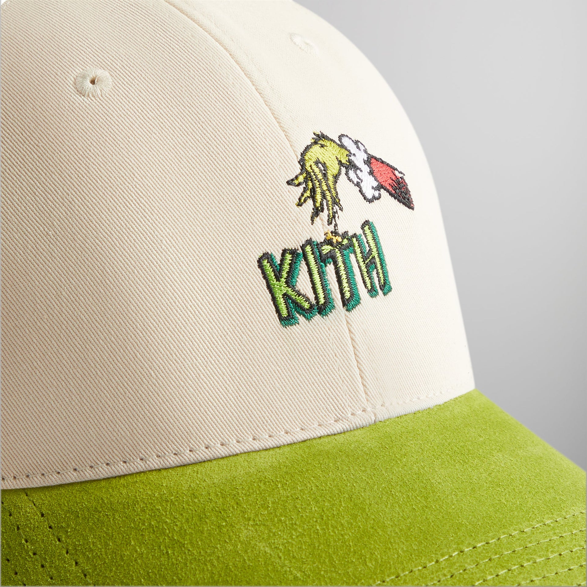 Kith for The Grinch Suede Brim Aaron Cap - Matcha