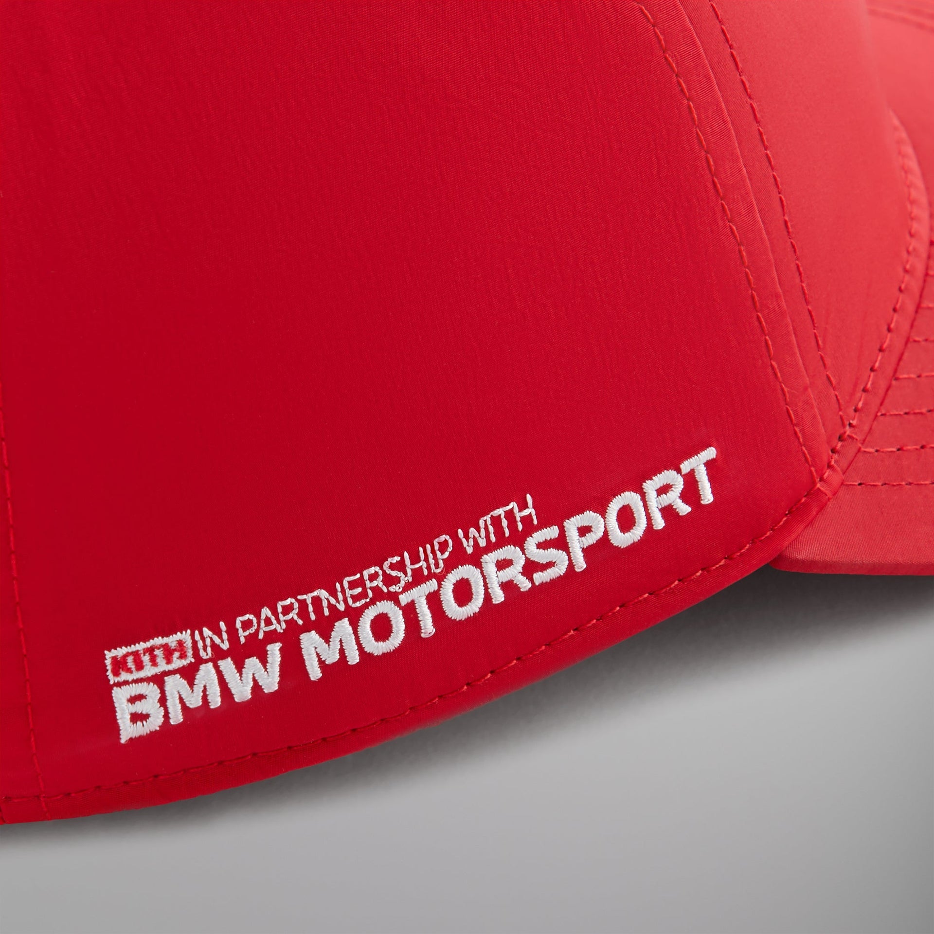 Kith for BMW Bay Low Pinch Crown Snapback - Cinnabar