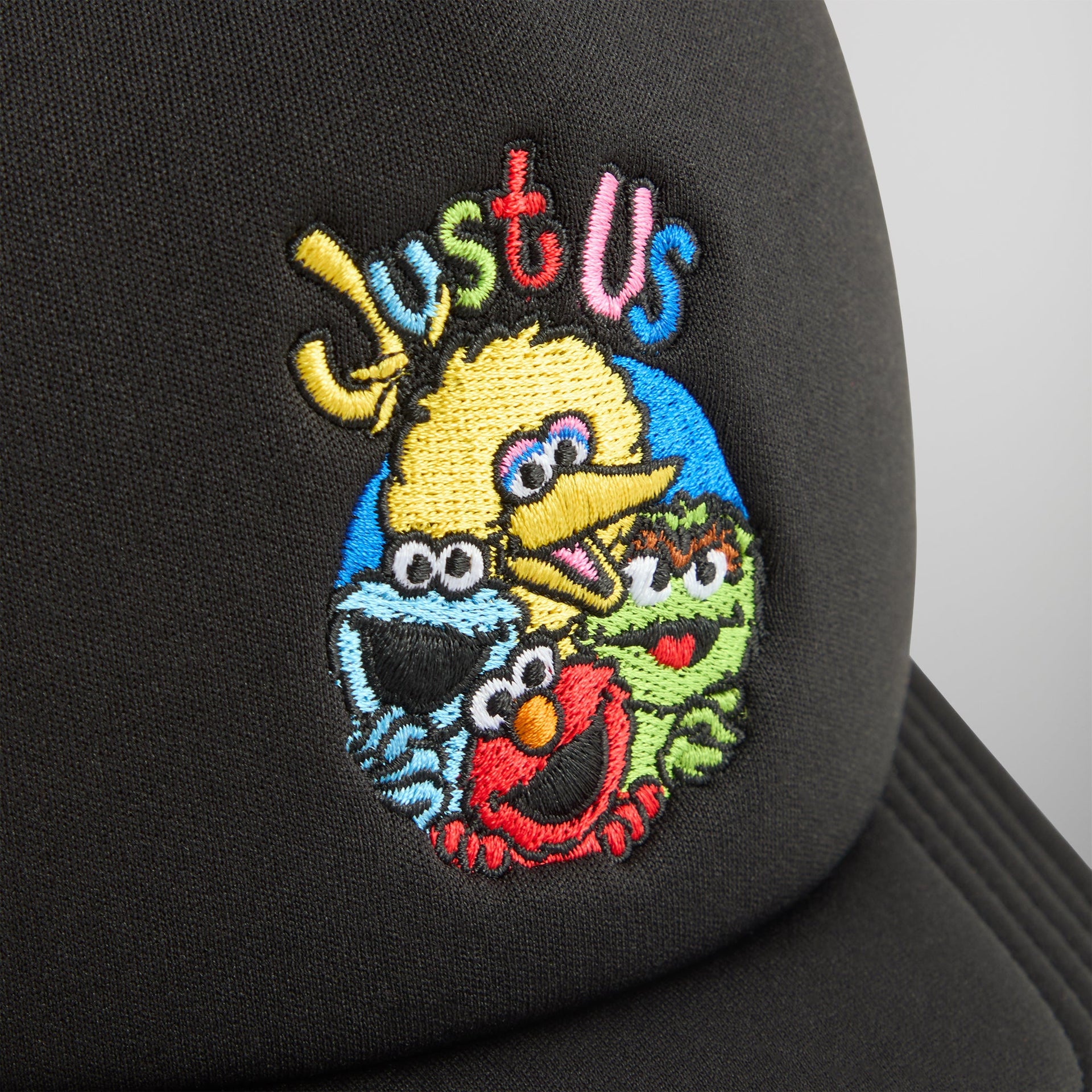 Kith for Sesame Street Just Us Nolan Trucker Hat - Black