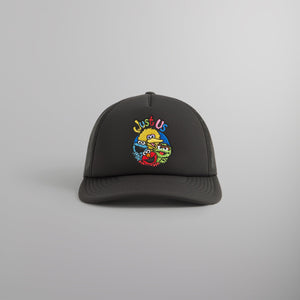 Kith for Sesame Street Just Us Nolan Trucker Hat - Black