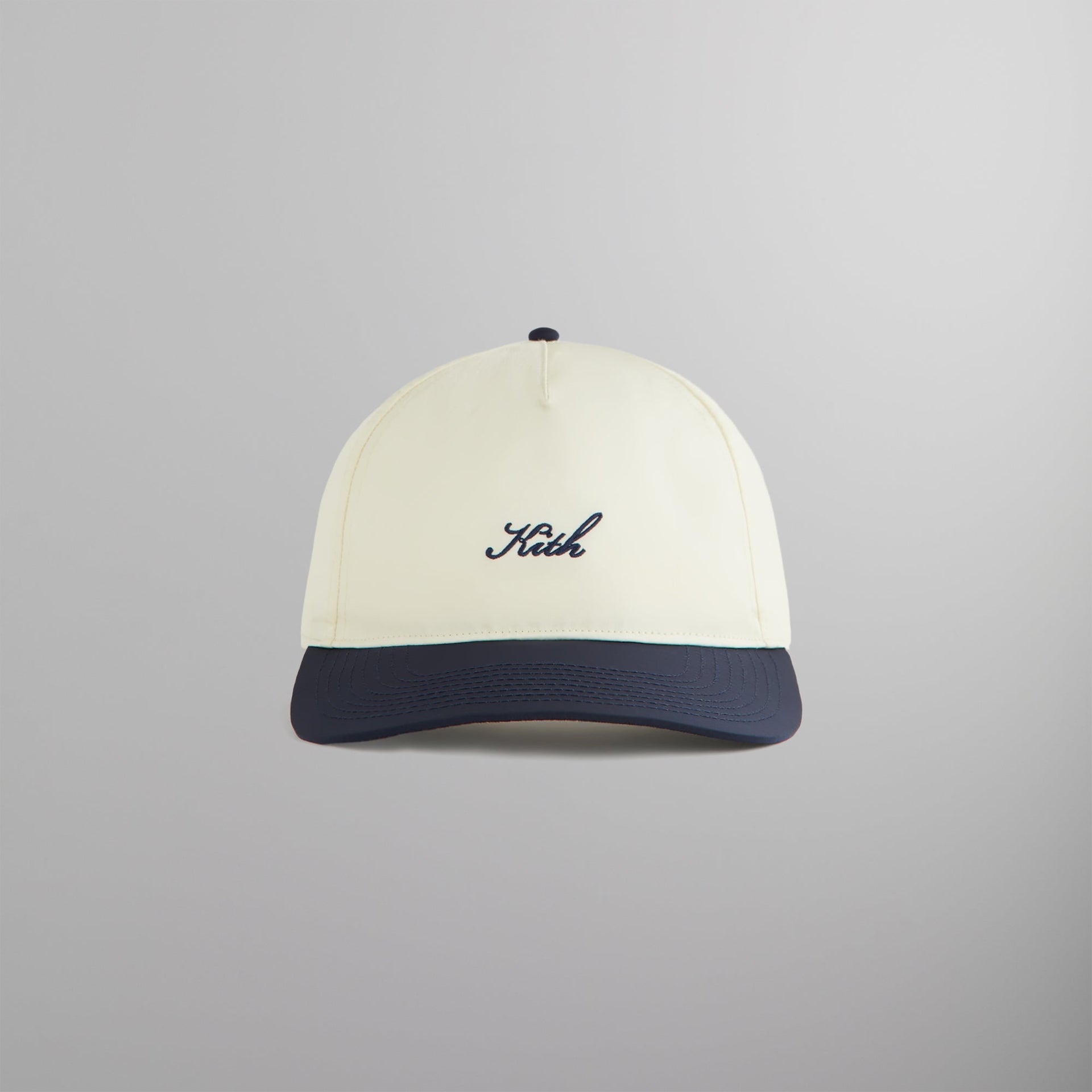 Kith Two Tone Wrinkle Nylon Bay Low Pinch Crown Cap - Sandrift