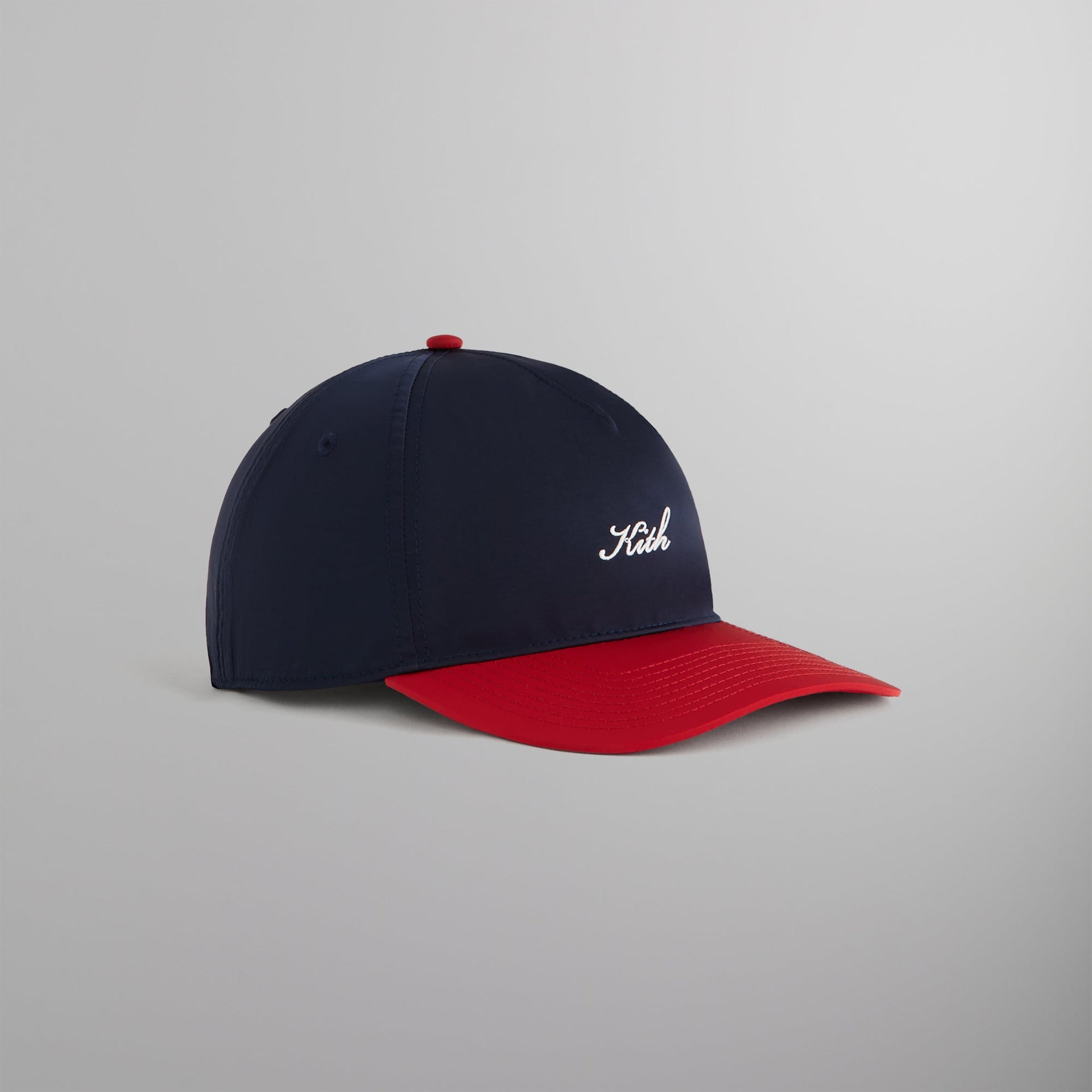 Kith Two Tone Wrinkle Nylon Bay Low Pinch Crown Cap - Nocturnal