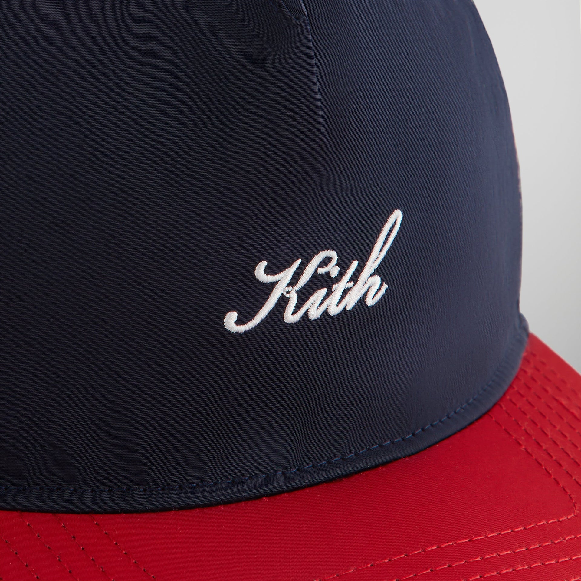 Kith Two Tone Wrinkle Nylon Bay Low Pinch Crown Cap - Nocturnal