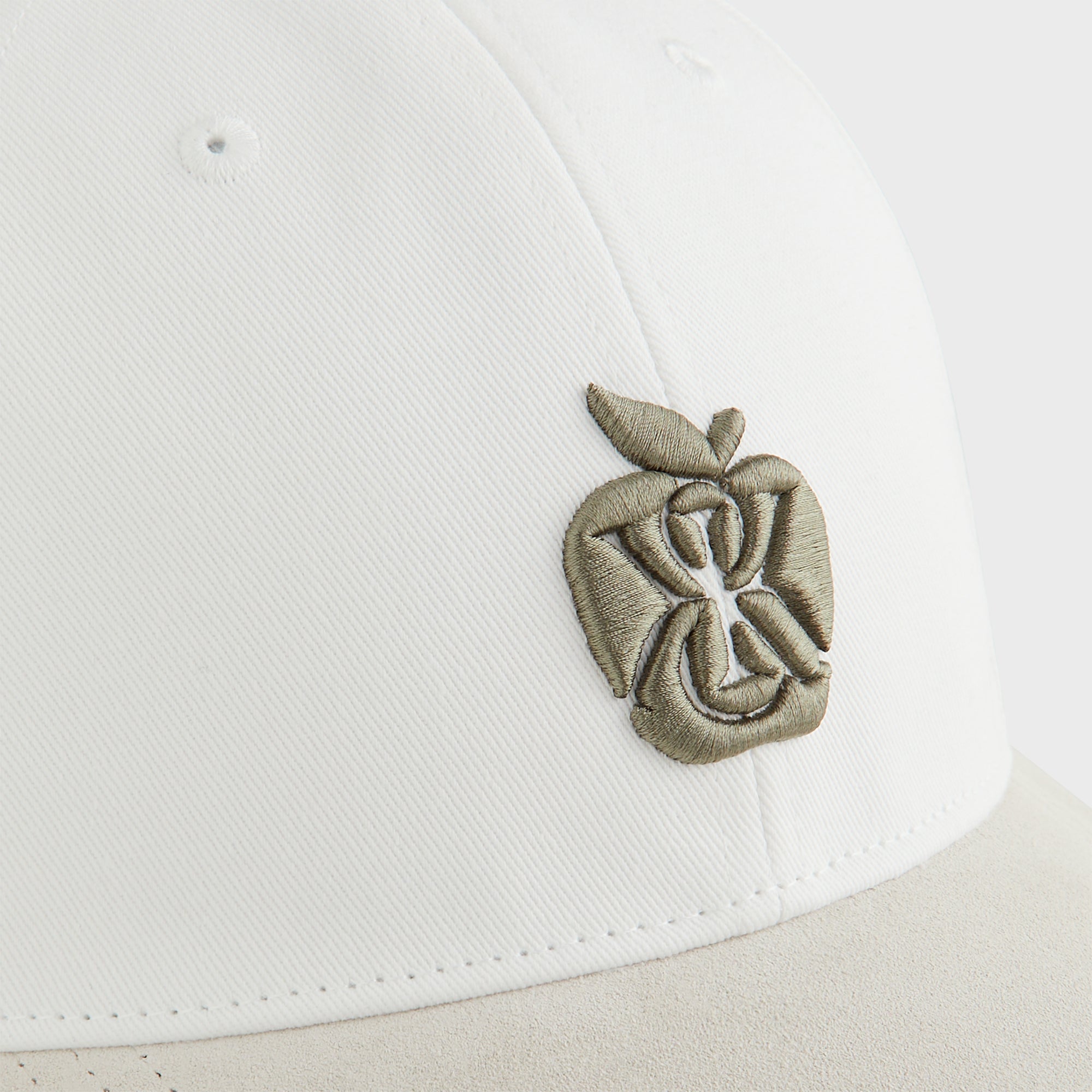 Kith Two-Tone Suede Brim Aaron Classic Cap - White – Kith Canada