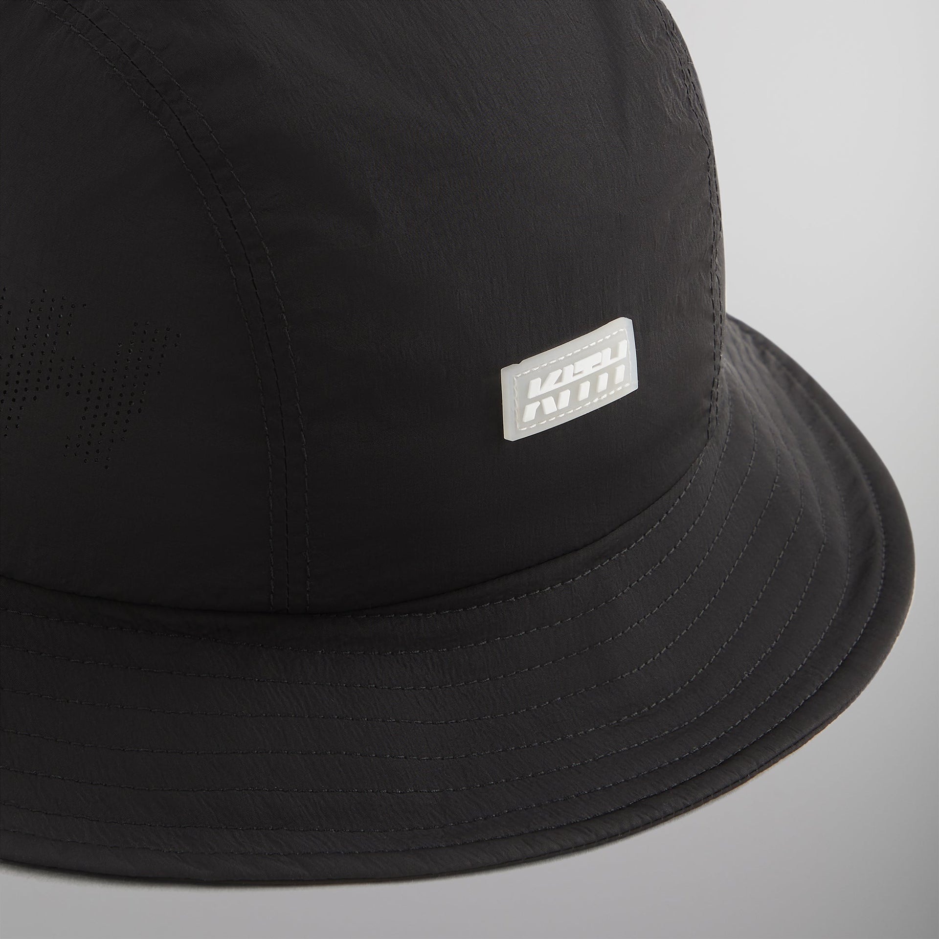 Kith Wrinkle Nylon Camper Bucket Hat - Black PH