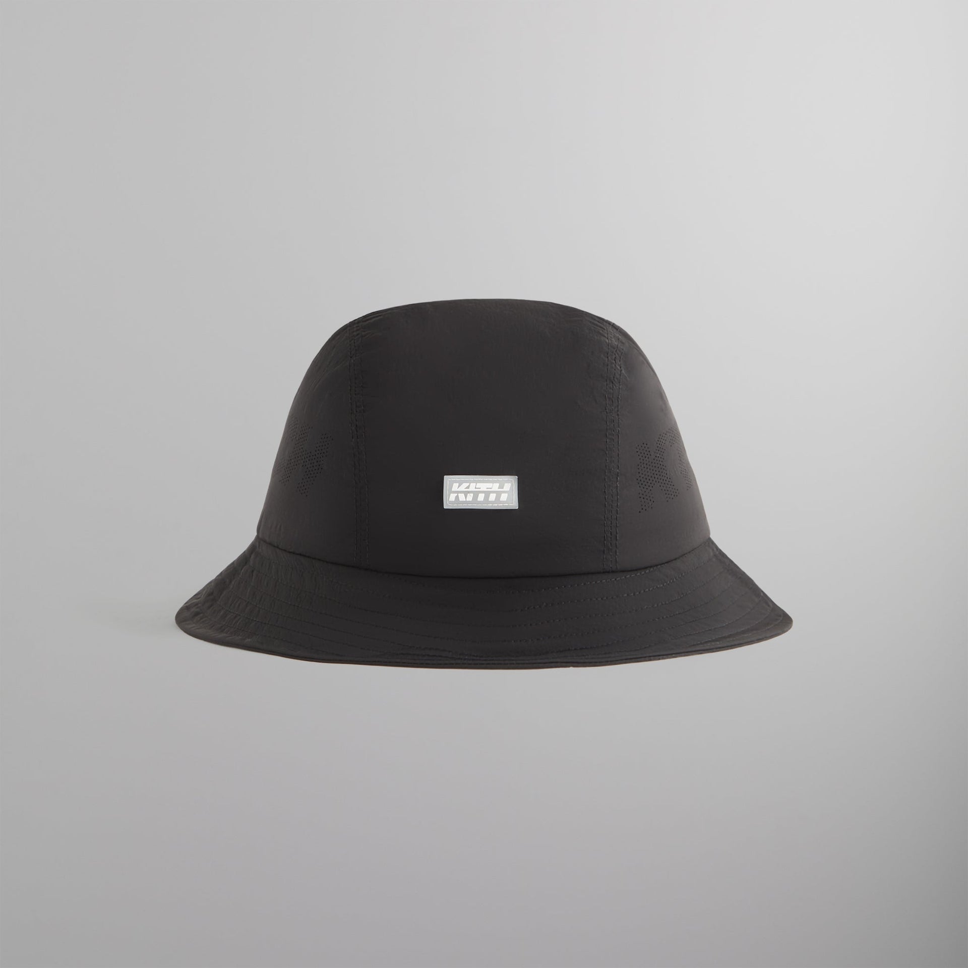 Kith Wrinkle Nylon Camper Bucket Hat - Black PH